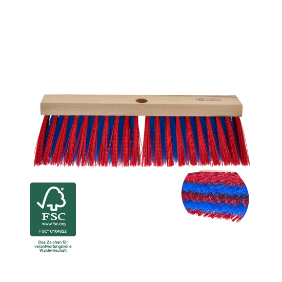 Bild von Straßenbesen Elaston Grob-Fein - Holzköper mit Stielloch